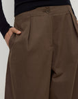 Assembly Label Jasmine Cotton Adjustable Barrel Pant Military