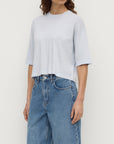 Assembly Label Kensy Cotton Cashmere Tee Powder Blue