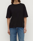 Assembly Label Kira Cotton Hemp Short Sleeve Tee Black