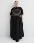 Kowtow Etched Dress Black