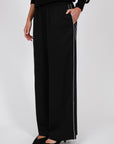 Marlow Legion Side Stripe Pant Black/White