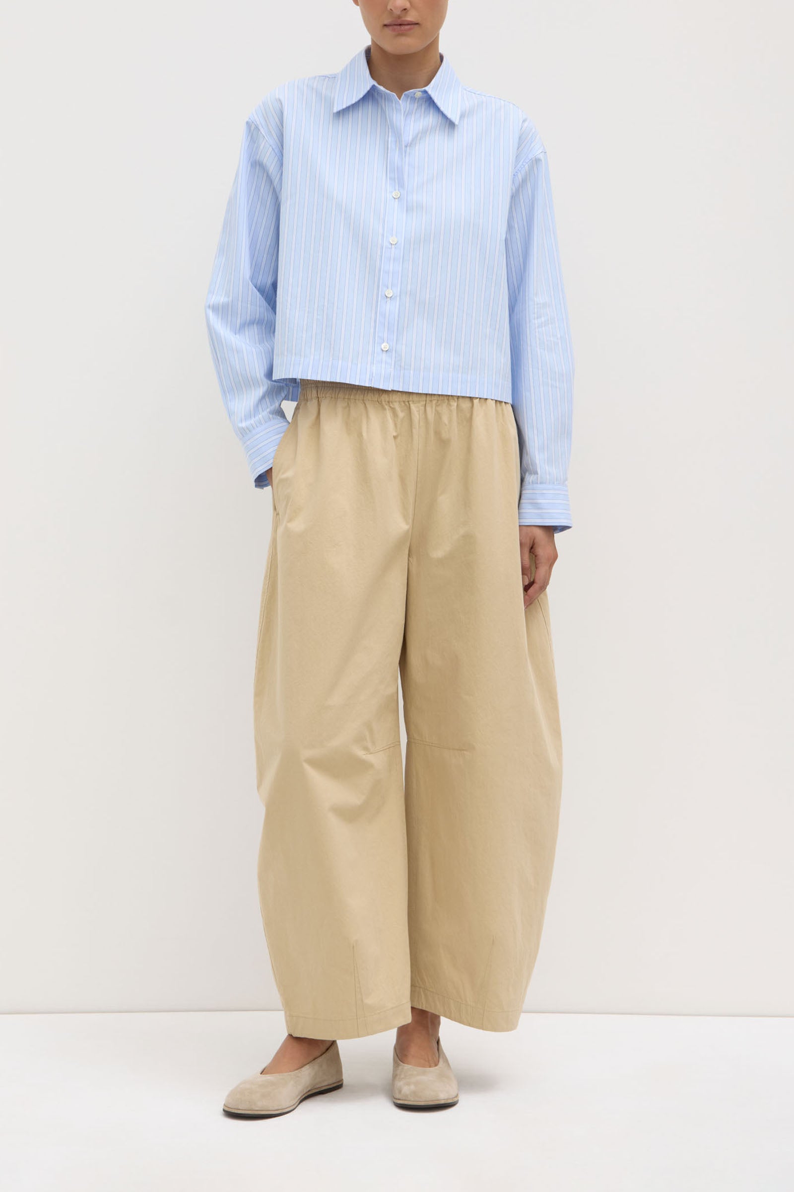Assembly Label Lola Barrel Pants Tan