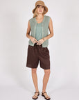 Marlow Lume Knit Vest Sage