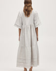 Marle Nellie Dress Twill Stripe