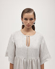 Marle Nellie Dress Twill Stripe