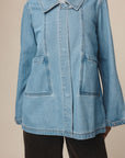 Marle Mono Jacket Classic Wash Denim