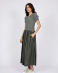 Marlow Fusion Dress Spruce Stripe