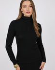 Marlow Alto Merino Roll Neck Black