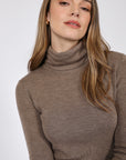 Marlow Alto Merino Roll Neck Mushroom