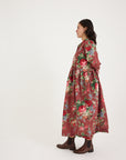 Metta Melbourne Oak Gathered Dress Floral