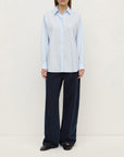 Assembly Label Micha Poplin Shirt Powder Blue