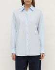 Assembly Label Micha Poplin Shirt Powder Blue