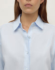 Assembly Label Micha Poplin Shirt Powder Blue
