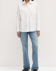Assembly Label Molly Cotton Poplin Shirt White