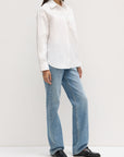 Assembly Label Molly Cotton Poplin Shirt White