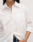 Assembly Label Molly Cotton Poplin Shirt White