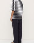 Assembly Label Monte Stripe Tee Navy White