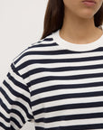 Assembly Label Monte Stripe Tee Navy White