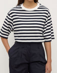 Assembly Label Monte Stripe Tee Navy White