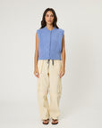Remain Carr Vest Sky Blue