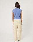 Remain Carr Vest Sky Blue
