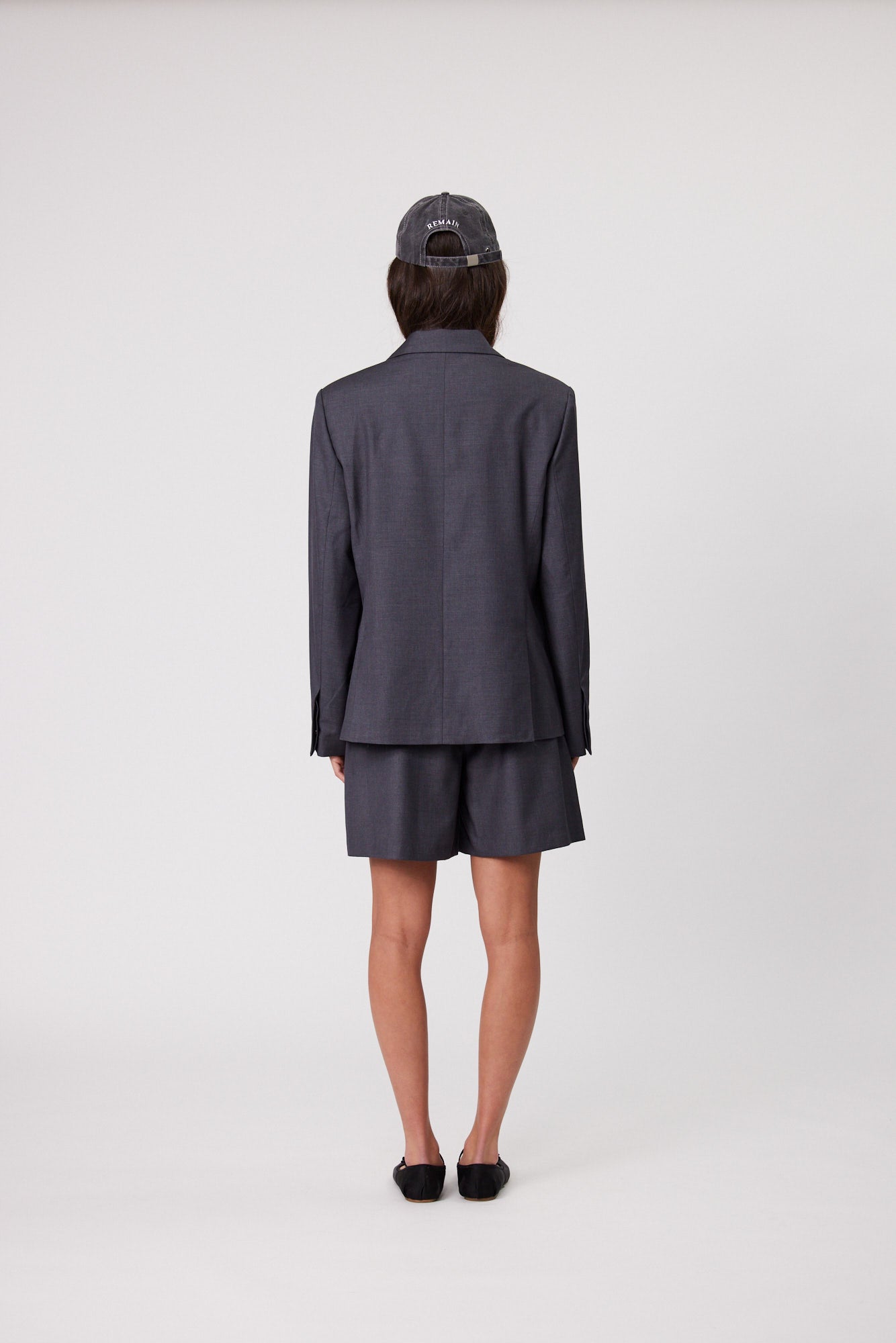 Remain Austin Blazer Charcoal