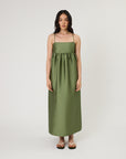 Remain Sydney Maxi Dress Seaweed