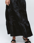 Marle Ophelia Dress Black Jacquard