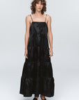Marle Ophelia Dress Black Jacquard