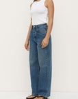 Assembly Label Oversize High Rise Jean Dark Indigo Fade