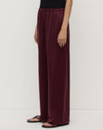 Assembly Label Pippa Silk Pant Merlot