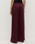Assembly Label Pippa Silk Pant Merlot