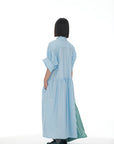 Ricochet Joni Shirt Dress Pale Blue