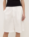 Assembly Label Riley Poplin Shorts White