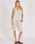 Riptide Linen Short Natural