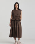Ricochet Cara Dress Brown