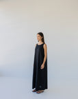 Sophie Linen Maxi Dress Black