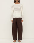 Assembly Label Scout Long Sleeve Tee Mulberry Stripe