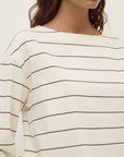 Assembly Label Scout Long Sleeve Tee Mulberry Stripe