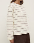 Assembly Label Scout Long Sleeve Tee Mulberry Stripe