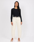 Marlow Curve Barrel Jeans Ecru