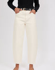 Marlow Curve Barrel Jeans Ecru