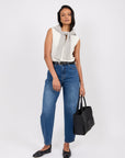 Marlow Curve Barrel Jeans True Blue