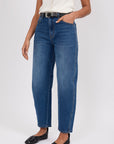 Marlow Curve Barrel Jeans True Blue