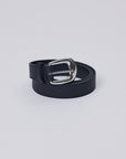 Marlow Essential Belt Black and Silver