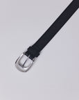 Marlow Essential Belt Black and Silver