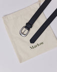 Marlow Essential Belt Black and Silver
