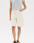 Assembly Label Tori Linen Top Blue Haze