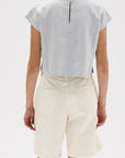 Assembly Label Tori Linen Top Blue Haze