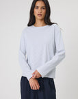 Marlow Uno Stripe Long Sleeve Tee Powder Stripe